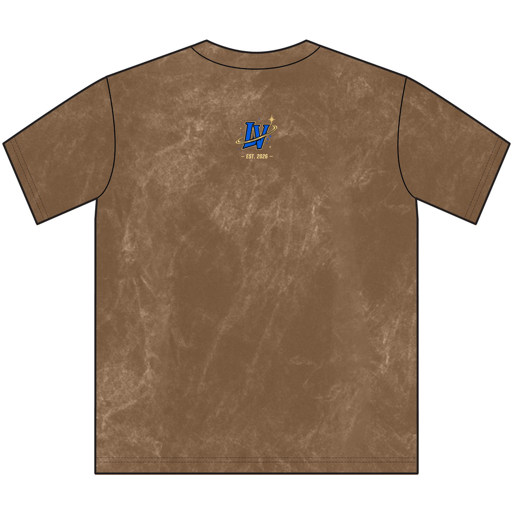 Vintage Crewneck Tee — 'Leisure Level' Retro Astronaut Graphic T‑Shirt