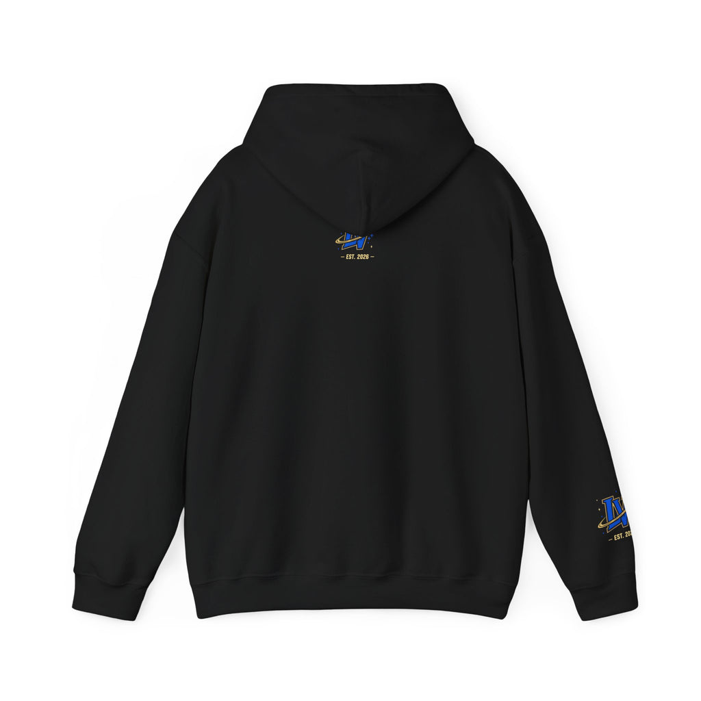 Space Racer Hoodie – "Let's Blast Off" Retro Rocket Sweatshirt