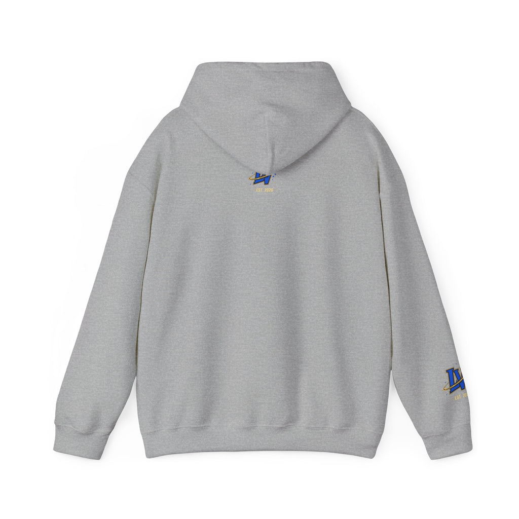 Space Racer Hoodie – "Let's Blast Off" Retro Rocket Sweatshirt