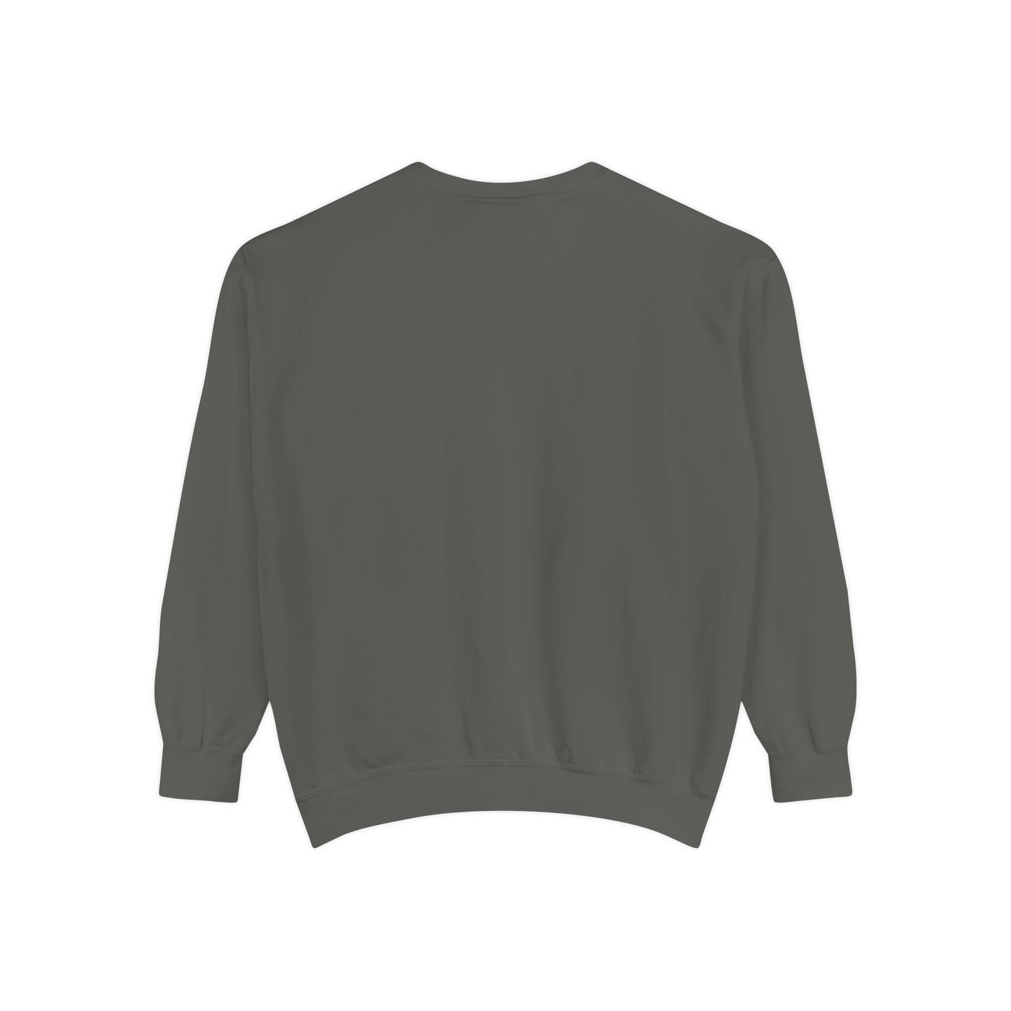 Minimal 'breathe.' Garment-Dyed Sweatshirt — Cozy Casual Unisex Crewneck