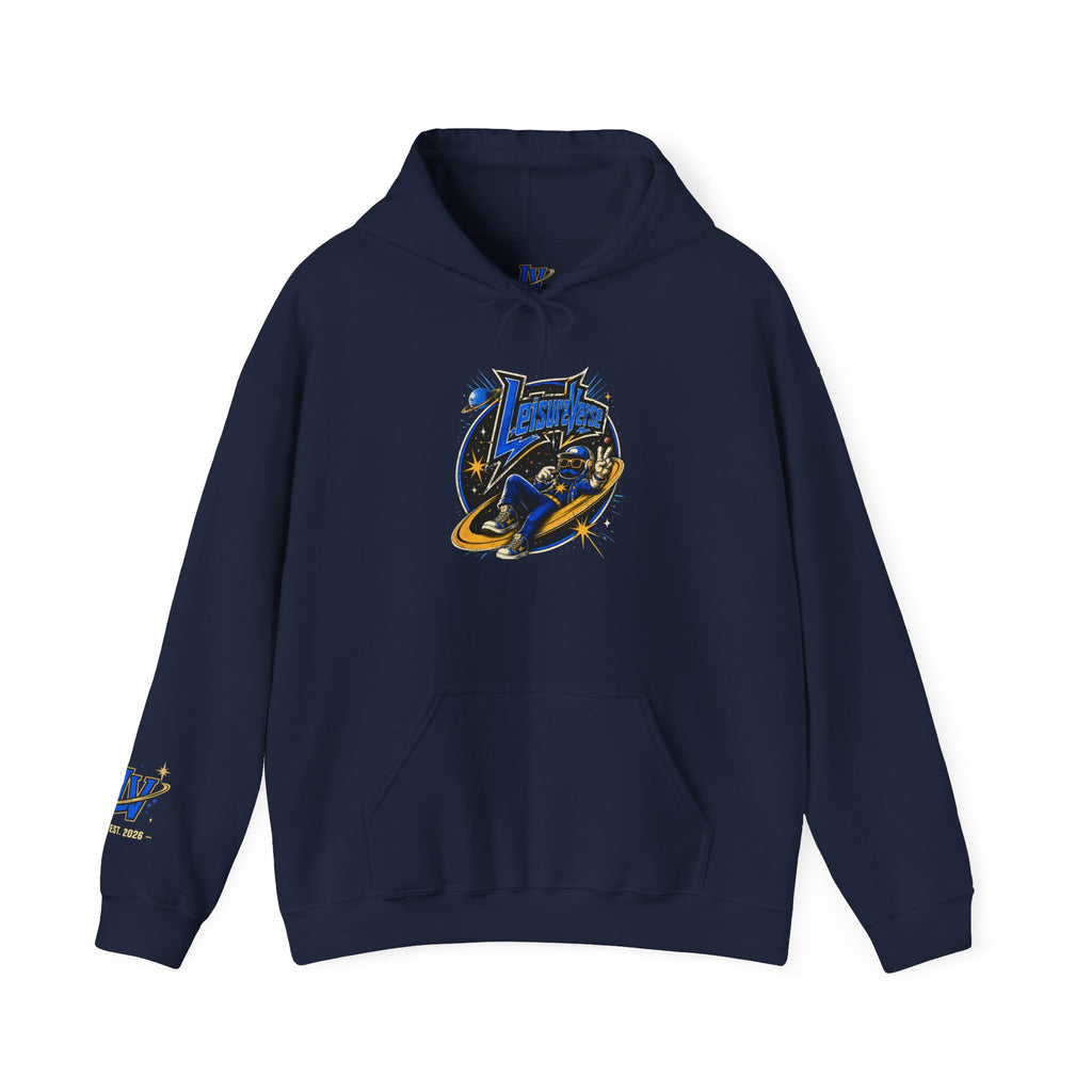 Space Racer Hoodie – "Let's Blast Off" Retro Rocket Sweatshirt