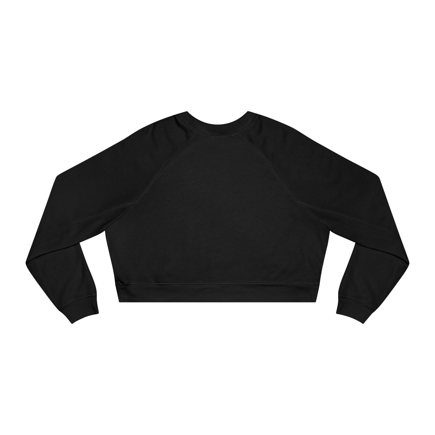 Cropped Pullover - "LEISURE" Minimalist Fleece Sweatshirt
