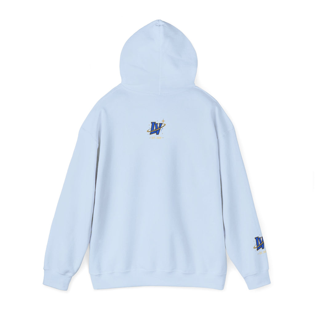 Space Racer Hoodie – "Let's Blast Off" Retro Rocket Sweatshirt