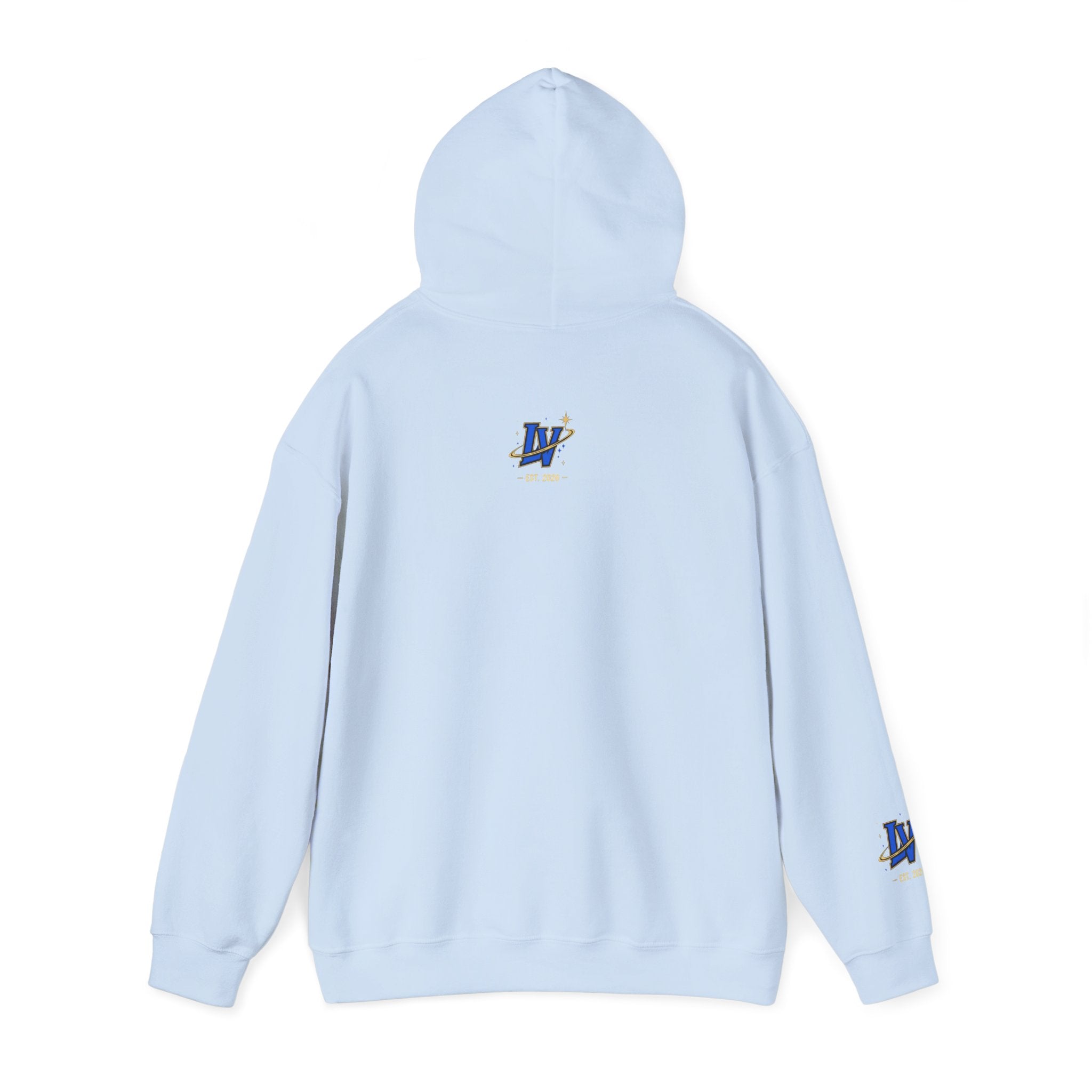 Space Racer Hoodie – "Let's Blast Off" Retro Rocket Sweatshirt