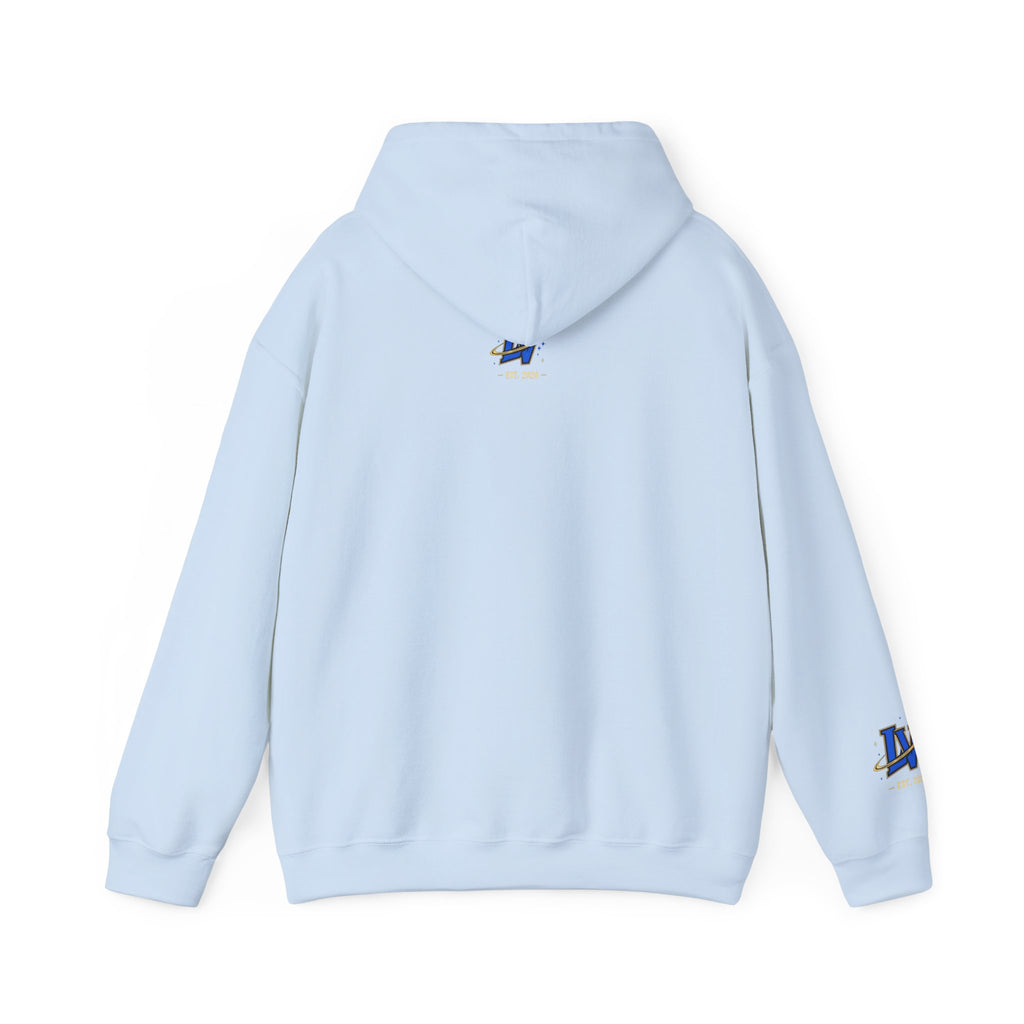 Space Racer Hoodie – "Let's Blast Off" Retro Rocket Sweatshirt
