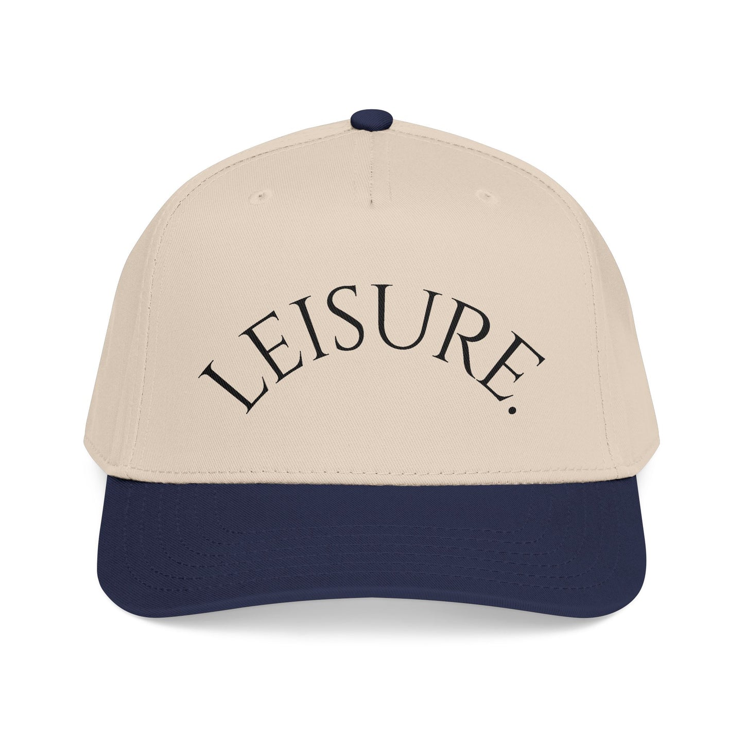 Leisure Embroidered Baseball Cap — Casual Everyday Mid-Profile Hat