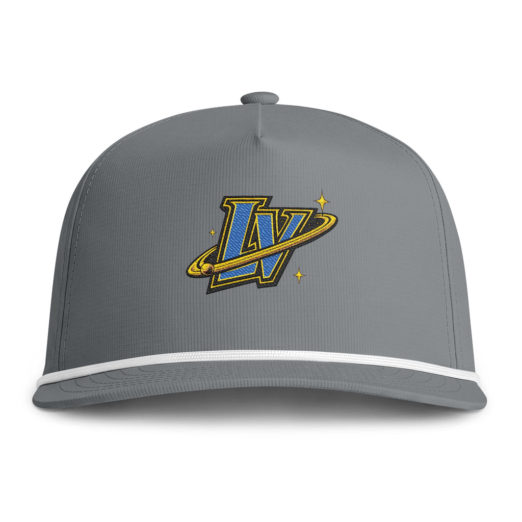 Sunwashed Rope Cap - Retro LV Planet Logo Baseball Hat