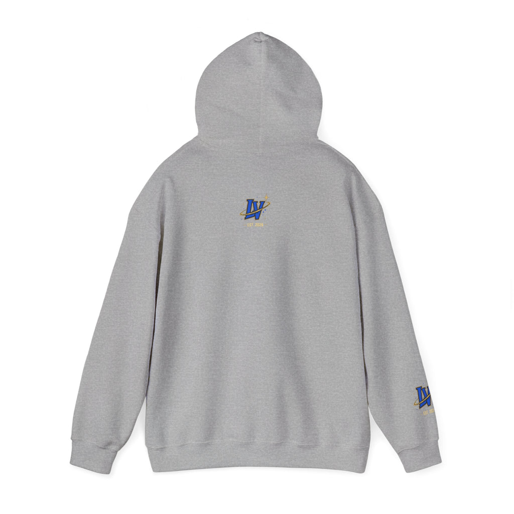 Space Racer Hoodie – "Let's Blast Off" Retro Rocket Sweatshirt