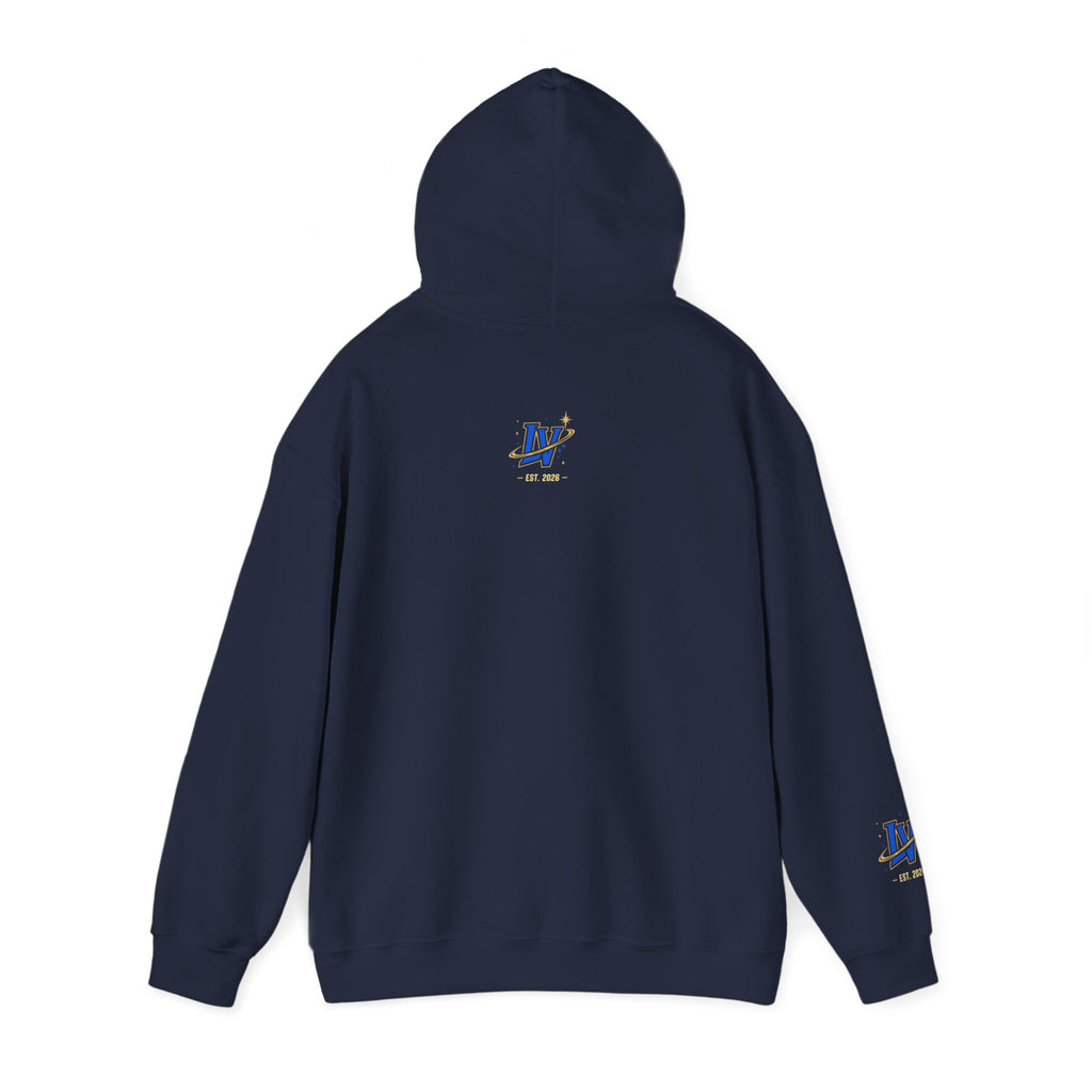 Space Racer Hoodie – "Let's Blast Off" Retro Rocket Sweatshirt