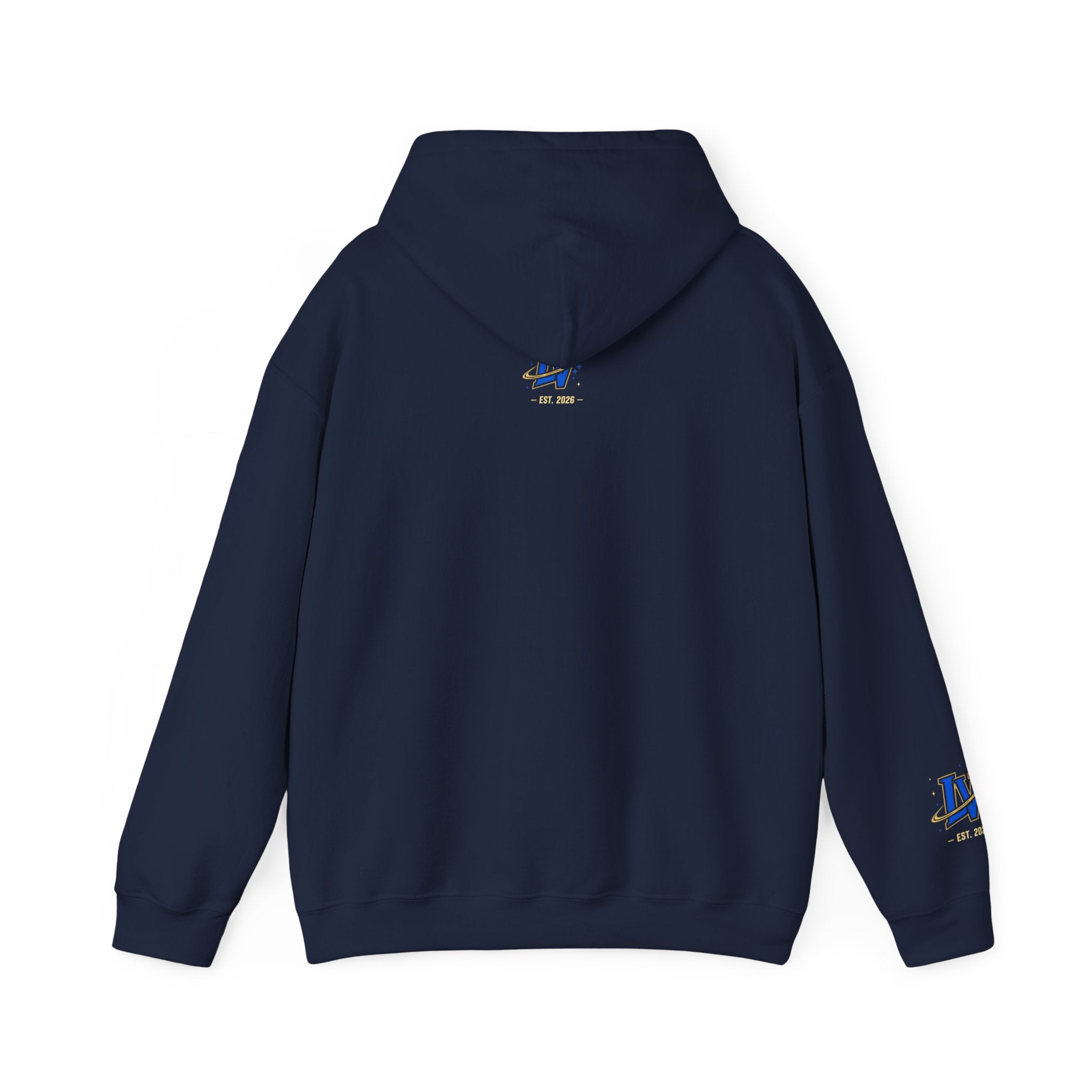 Space Racer Hoodie – "Let's Blast Off" Retro Rocket Sweatshirt