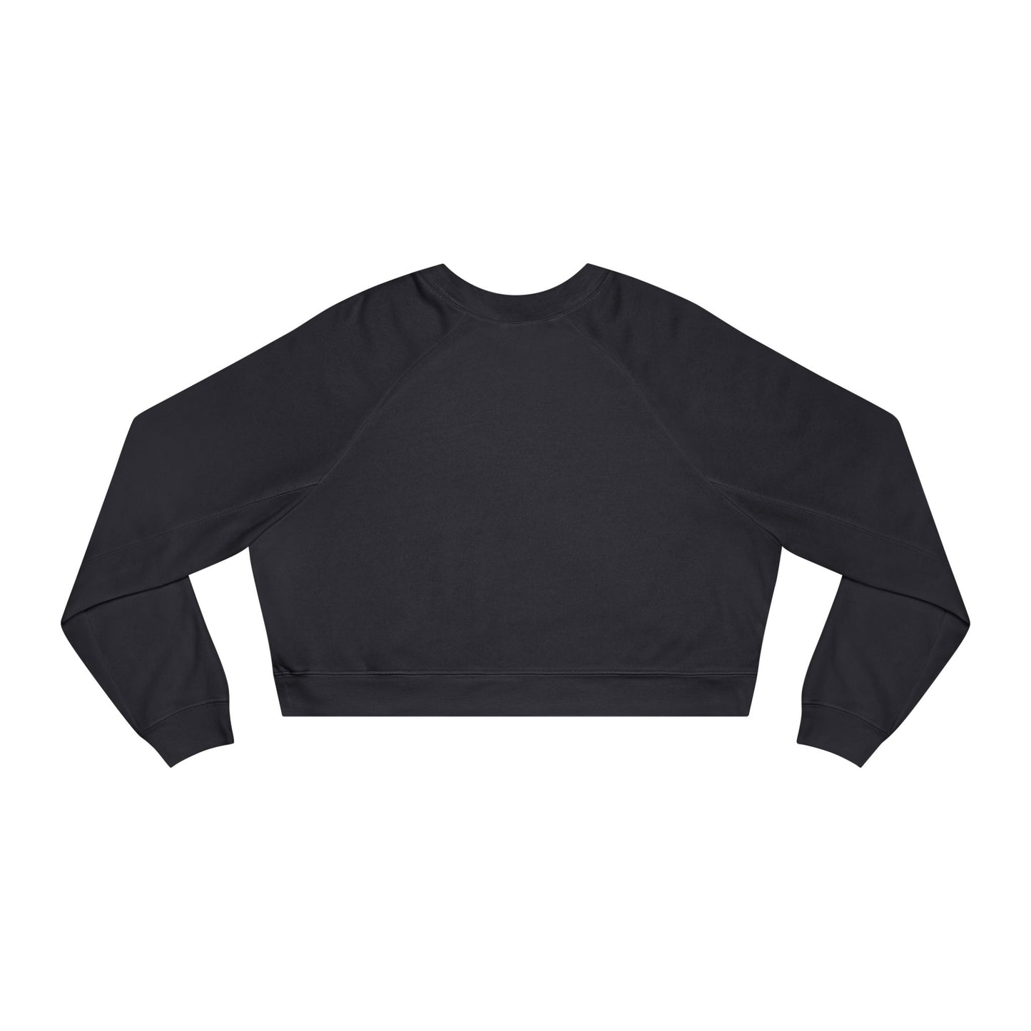 Cropped Pullover - "LEISURE" Minimalist Fleece Sweatshirt