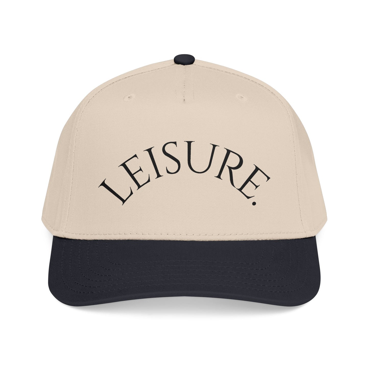 Leisure Embroidered Baseball Cap — Casual Everyday Mid-Profile Hat