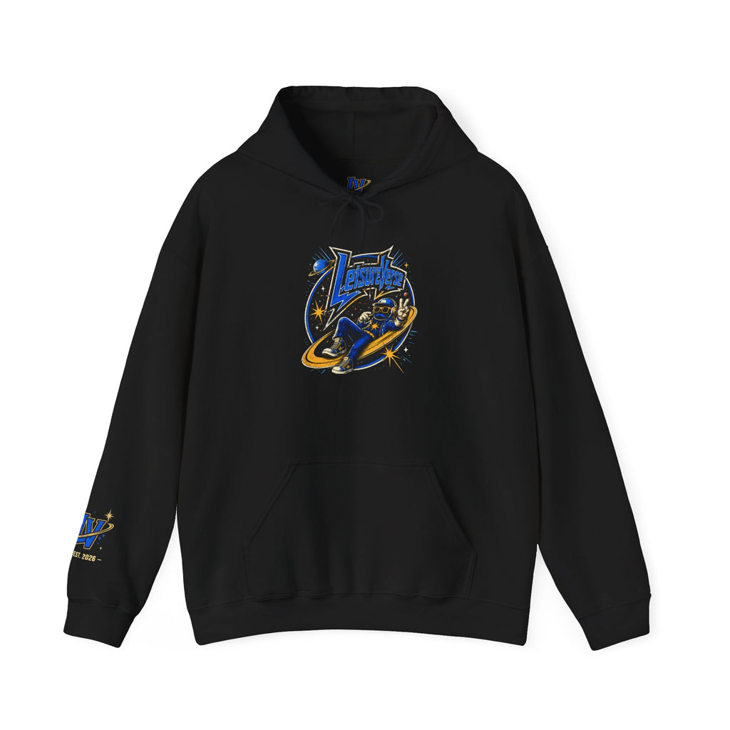 Space Racer Hoodie – "Let's Blast Off" Retro Rocket Sweatshirt