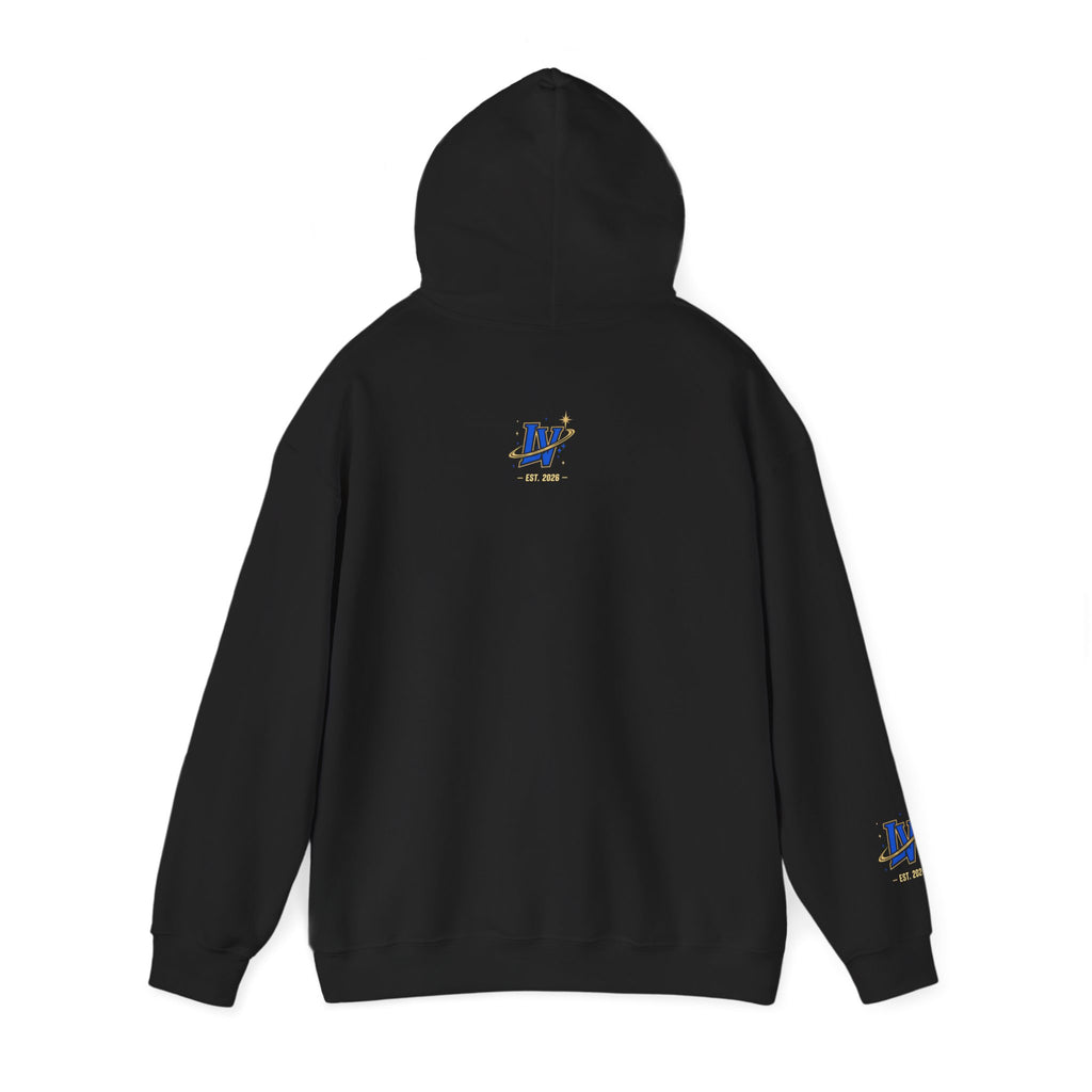 Space Racer Hoodie – "Let's Blast Off" Retro Rocket Sweatshirt