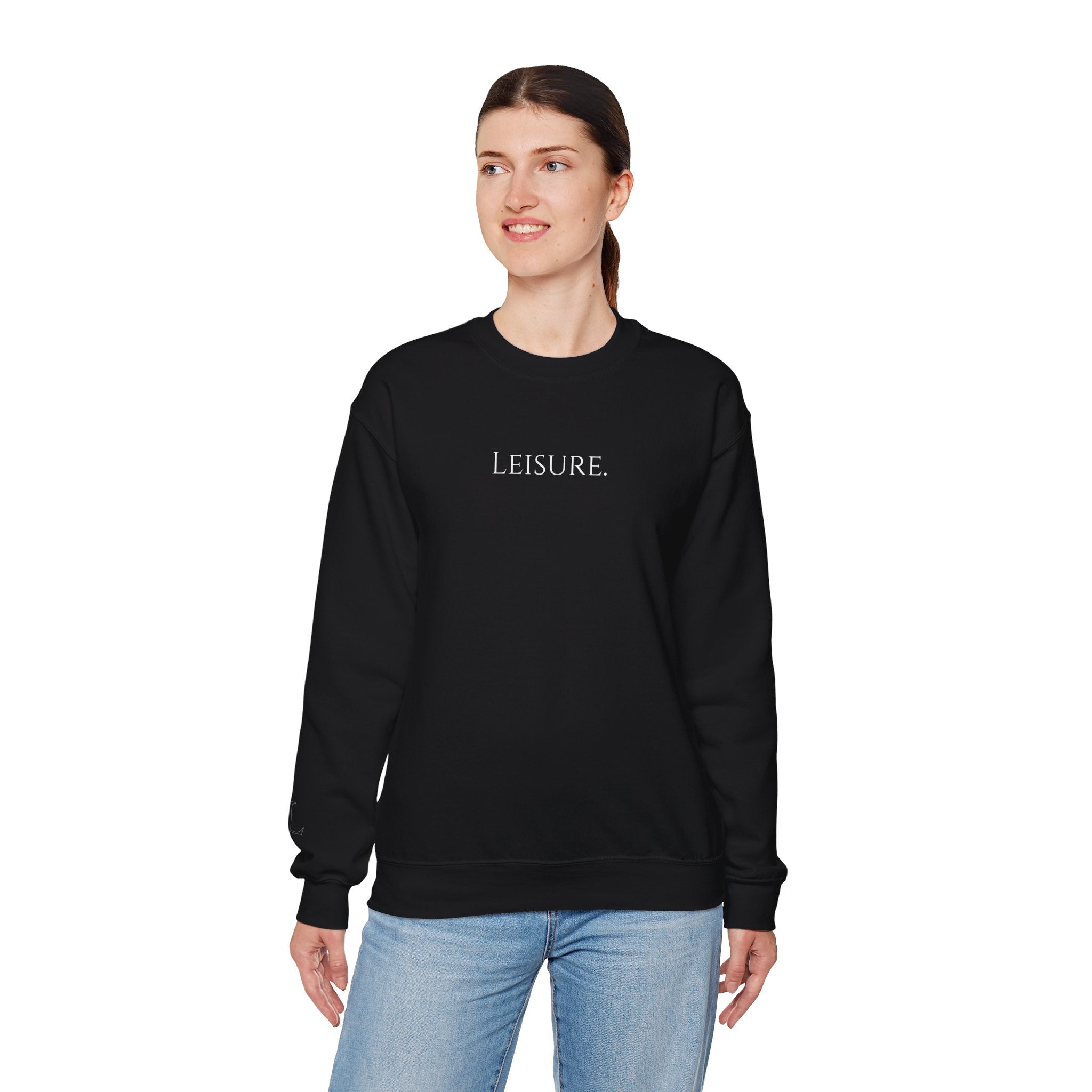 Leisure. Crewneck Sweatshirt — Minimal Relaxed Lifestyle Pullover