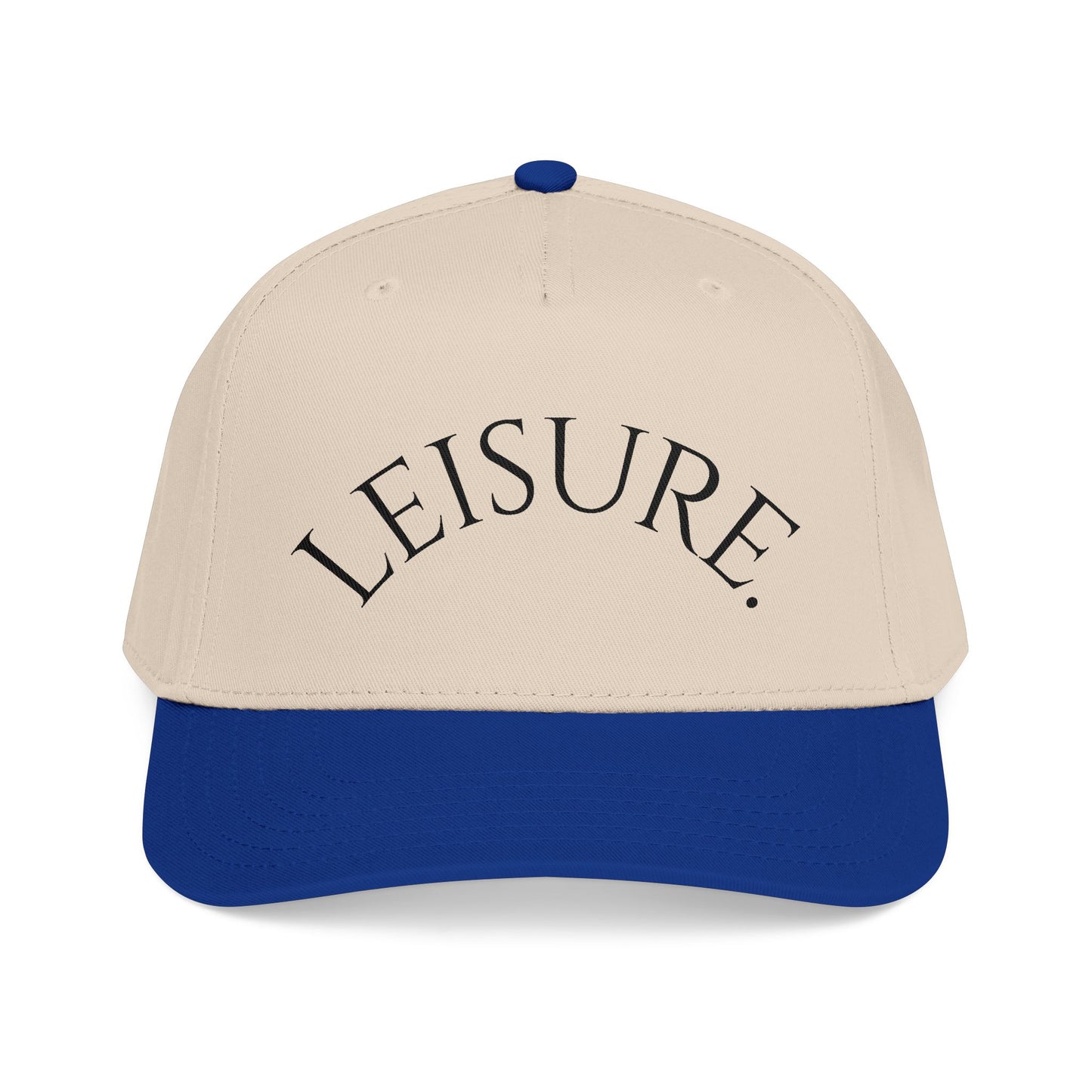 Leisure Embroidered Baseball Cap — Casual Everyday Mid-Profile Hat