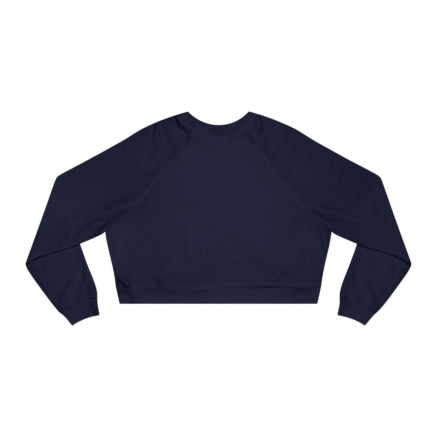 Cropped Pullover - "LEISURE" Minimalist Fleece Sweatshirt