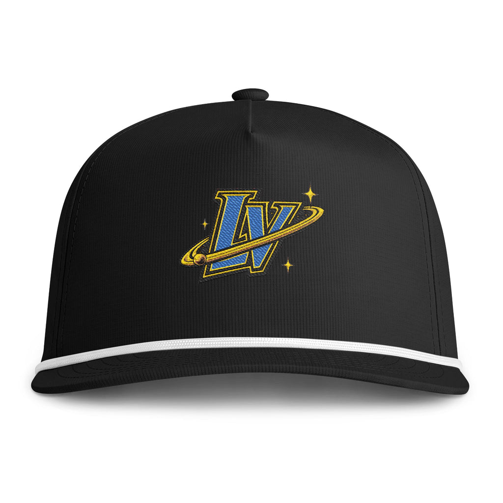 Sunwashed Rope Cap - Retro LV Planet Logo Baseball Hat