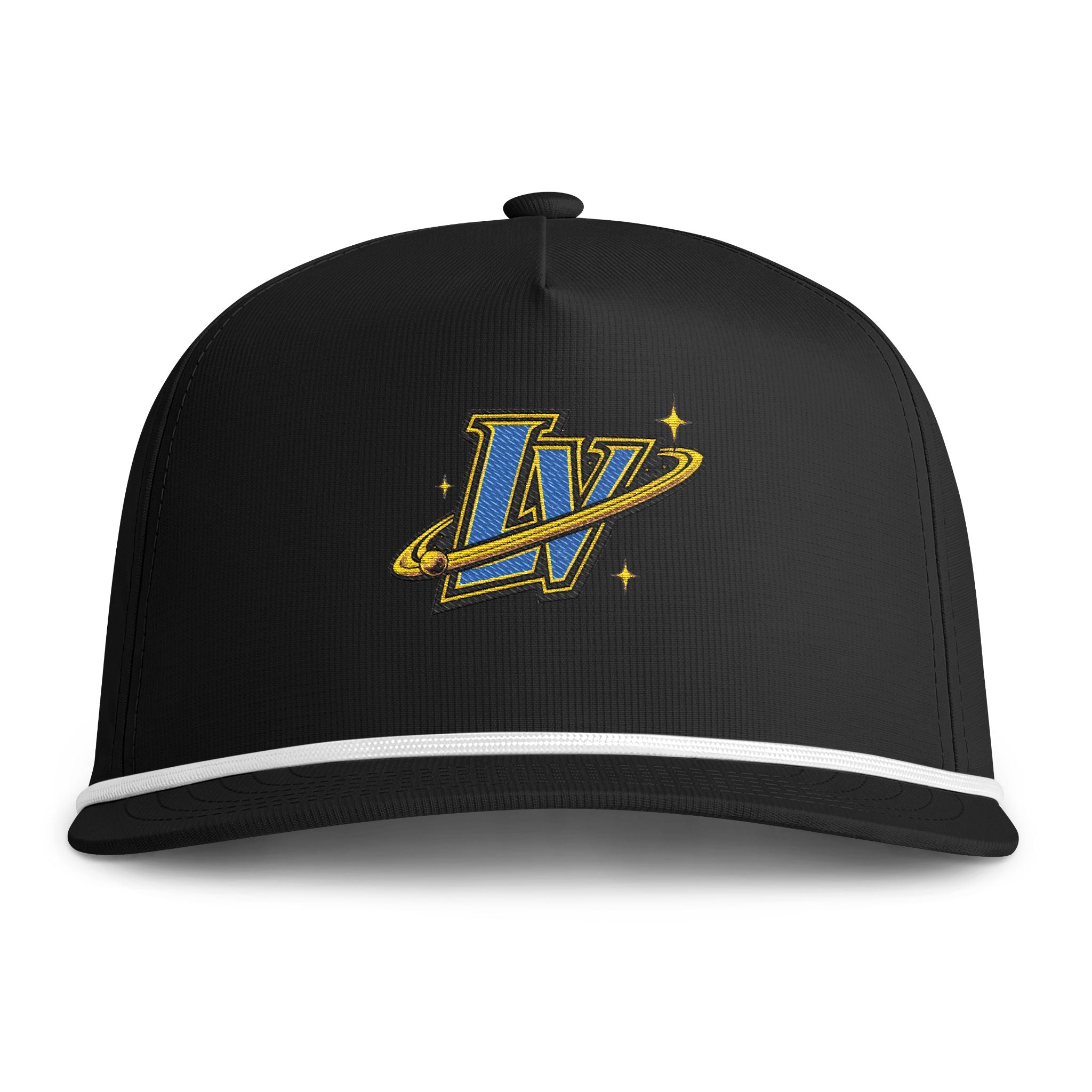 Sunwashed Rope Cap - Retro LV Planet Logo Baseball Hat