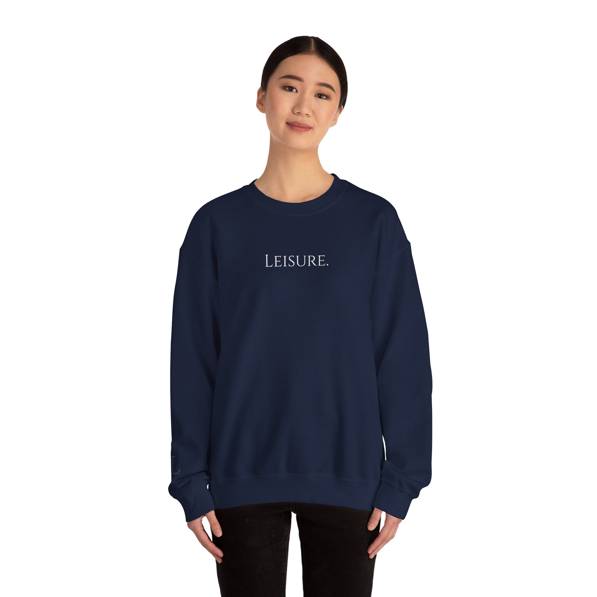 Leisure. Crewneck Sweatshirt — Minimal Relaxed Lifestyle Pullover