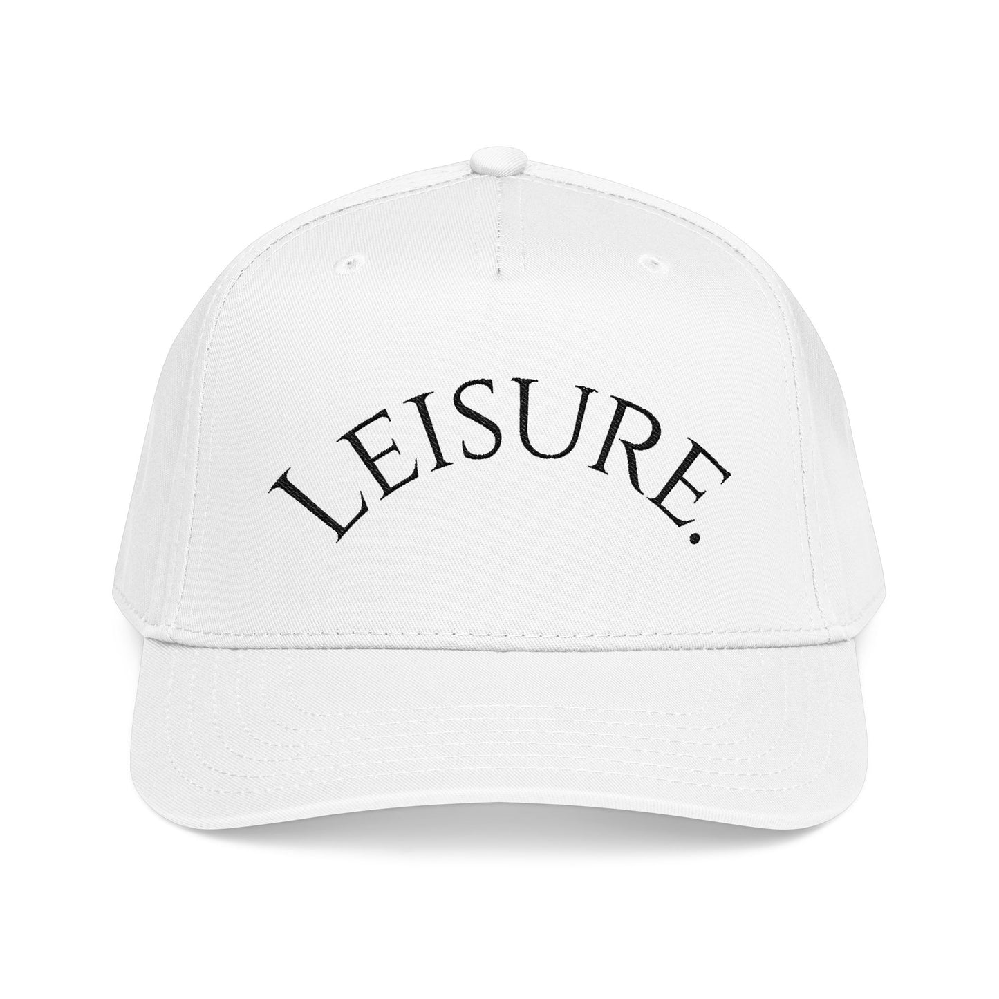 Leisure Embroidered Baseball Cap — Casual Everyday Mid-Profile Hat
