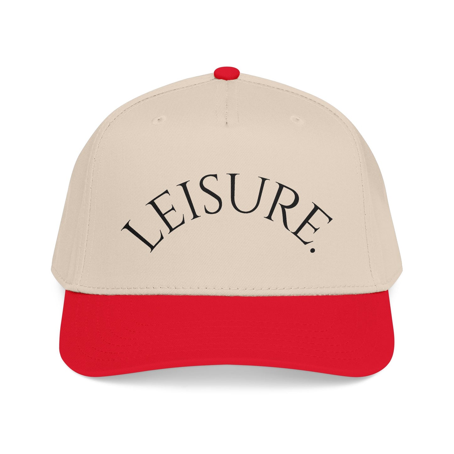 Leisure Embroidered Baseball Cap — Casual Everyday Mid-Profile Hat
