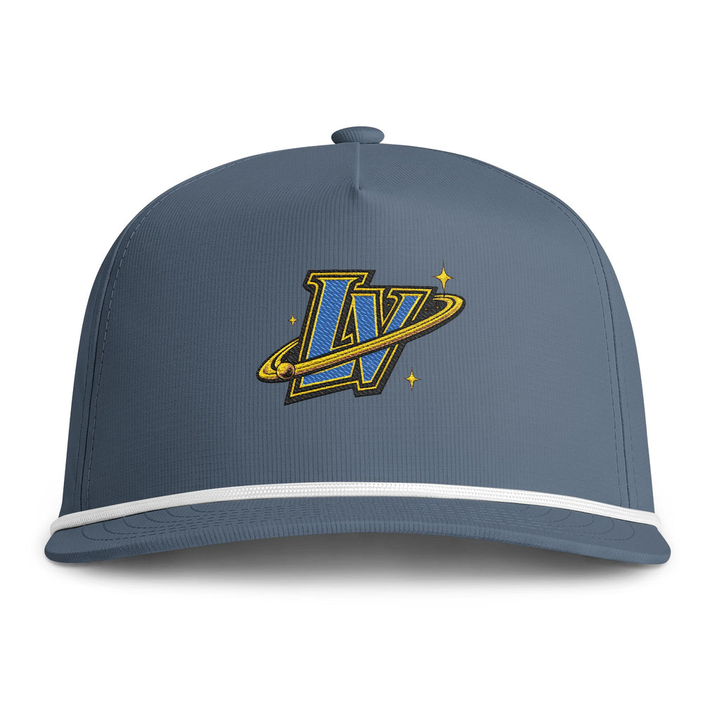 Sunwashed Rope Cap - Retro LV Planet Logo Baseball Hat