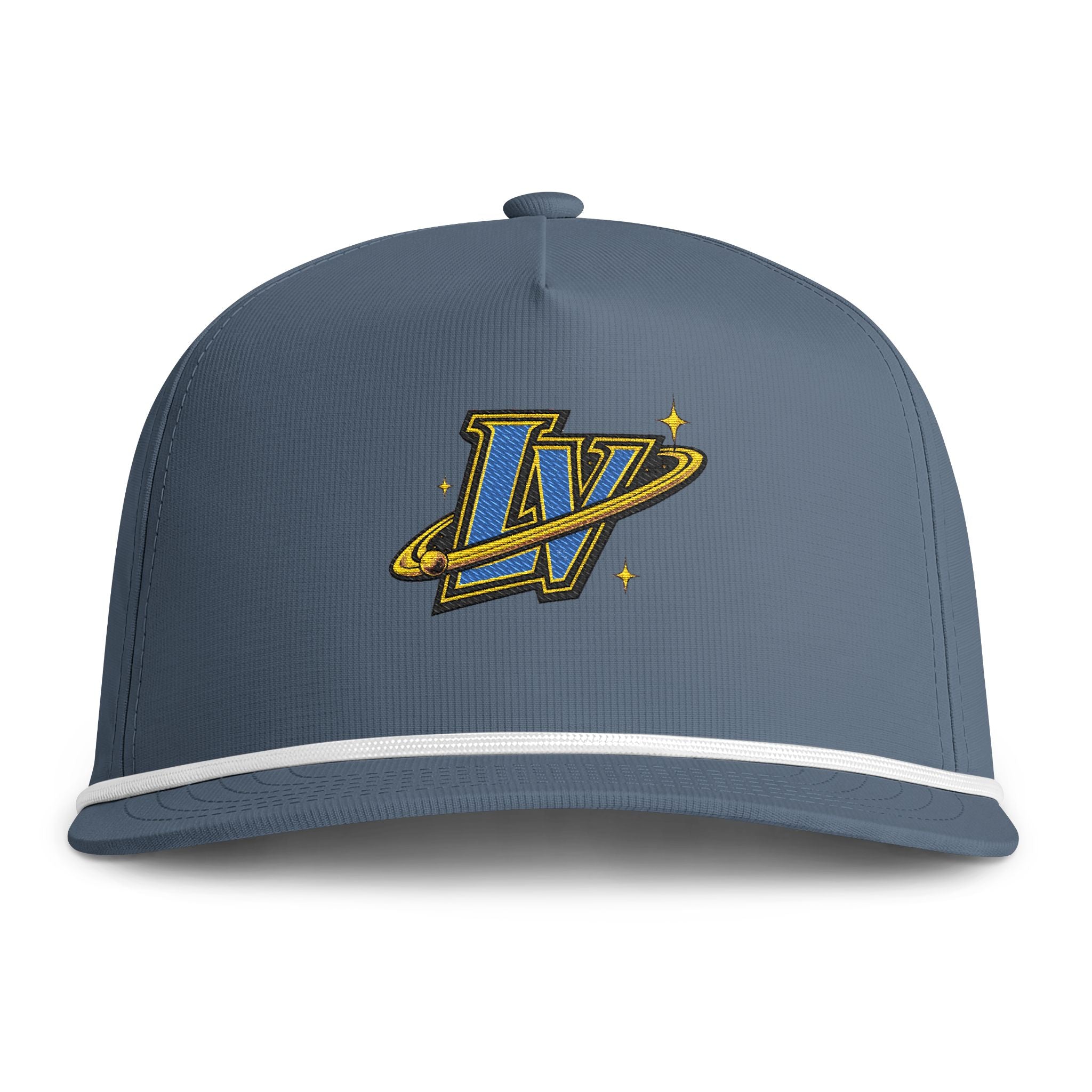 Sunwashed Rope Cap - Retro LV Planet Logo Baseball Hat